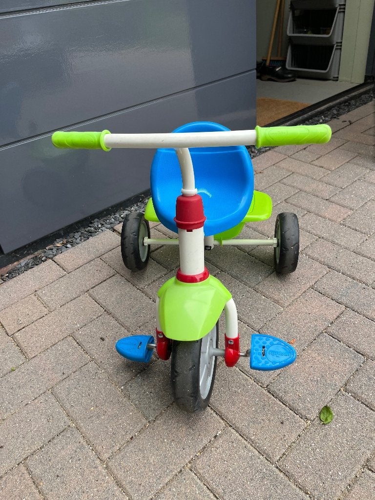 Te koop: driewielertje in vrolijke kleuren, Ophalen, Zo goed als nieuw, Overige merken, Duwstang