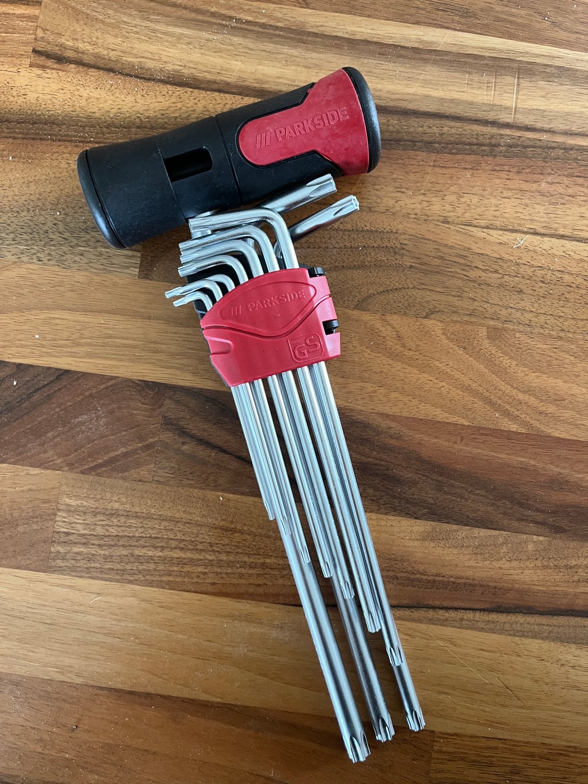 Parkside Torx sleutelset met T-greep, Ophalen of Verzenden, Nieuw