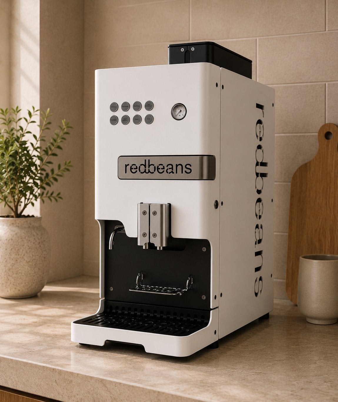 REDBEANS Beanmaster XL Koffiemachine - zo goed als nieuw, Ophalen, 10 kopjes of meer, Koffiebonen, Zo goed als nieuw