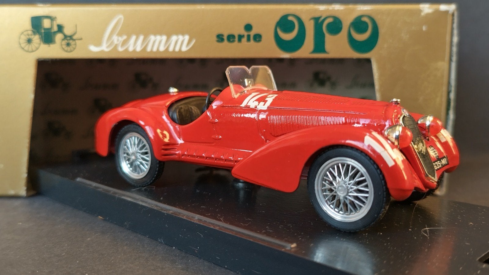 Alfa Romeo 8c 2900 B 1:43 Brumm Pol, Overige merken, Auto, ., Nieuw