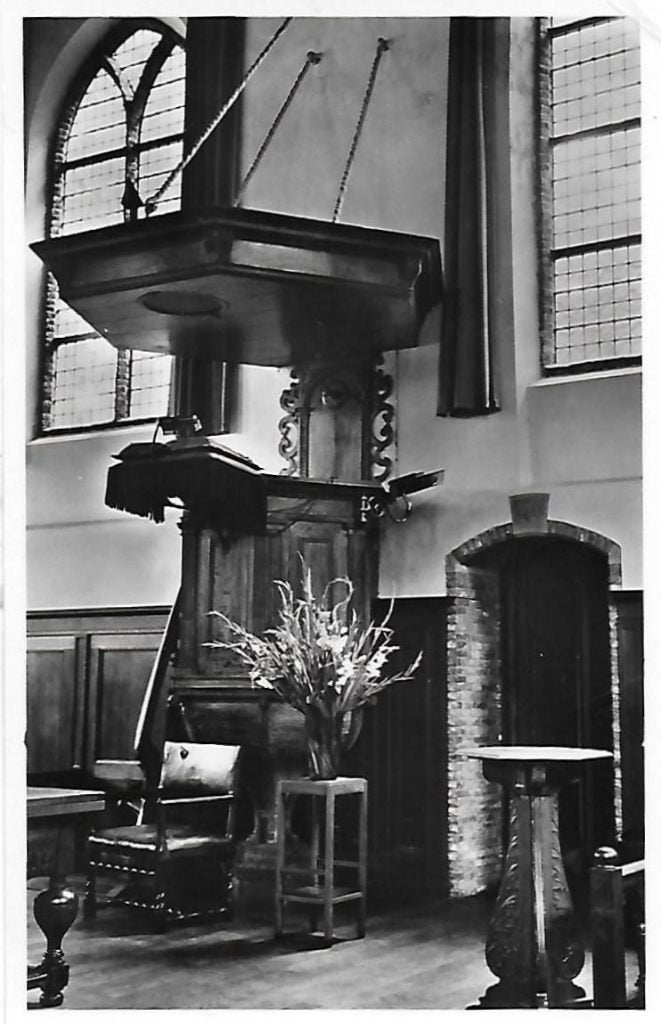 Heemstede interieur ned herv kerk oude ansichtkaart ( a1548), Ophalen of Verzenden, 1960 tot 1980, Ongelopen, Noord-Holland