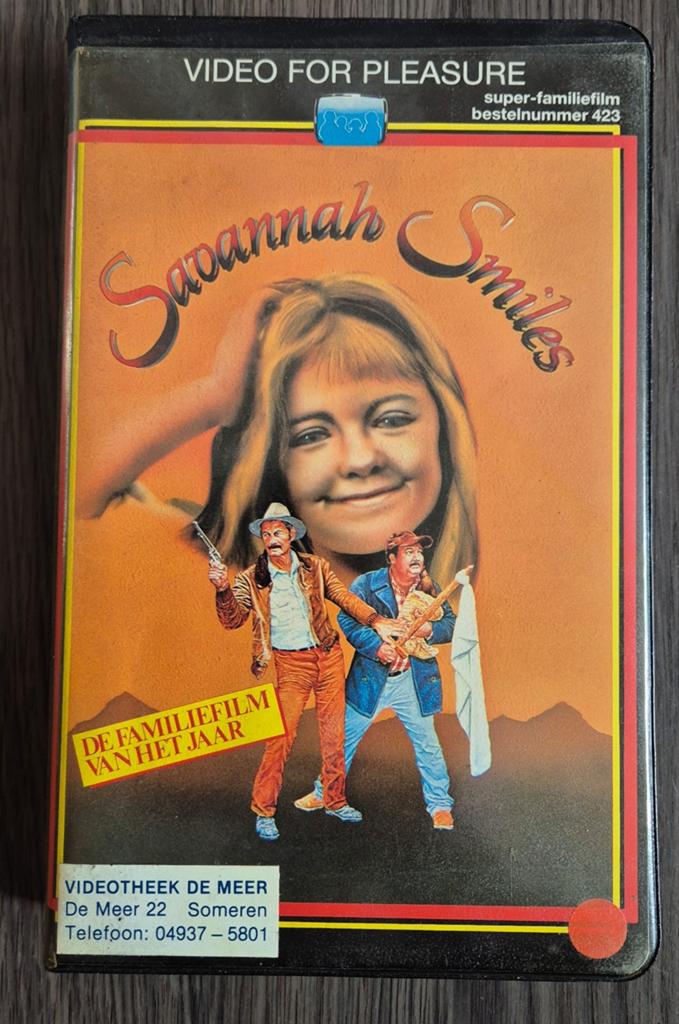 Betamax Savannah Smiles (Ex-Rental) Video For Pleasure, Cd's en Dvd's, Vanaf 16 jaar, Ophalen of Verzenden, Gebruikt, Horror