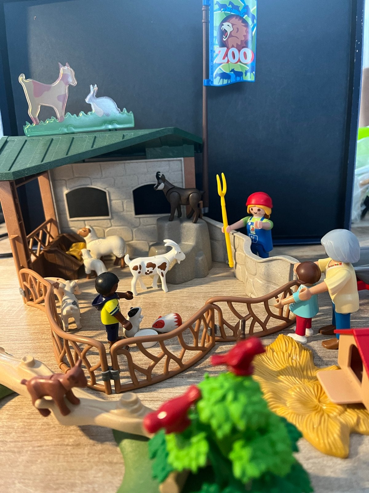 Playmobil Zoo Dierenverblijf met Geiten en Figuren, Kinderen en Baby's, Speelgoed | Playmobil, Ophalen of Verzenden, Gebruikt