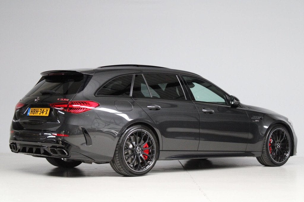Mercedes-Benz C-klasse Estate AMG 63 S E Performance | NL au, Auto's, Automaat, 4 cilinders, Automatische klimaatregeling, Vierwielaandrijving