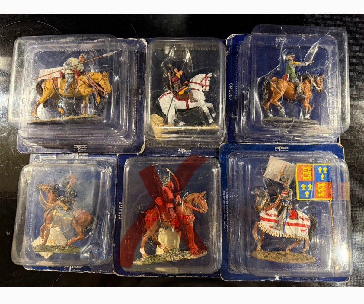 Delprado: Loden/Tinnen Ridders 15€ pst, Ophalen of Verzenden, Zo goed als nieuw