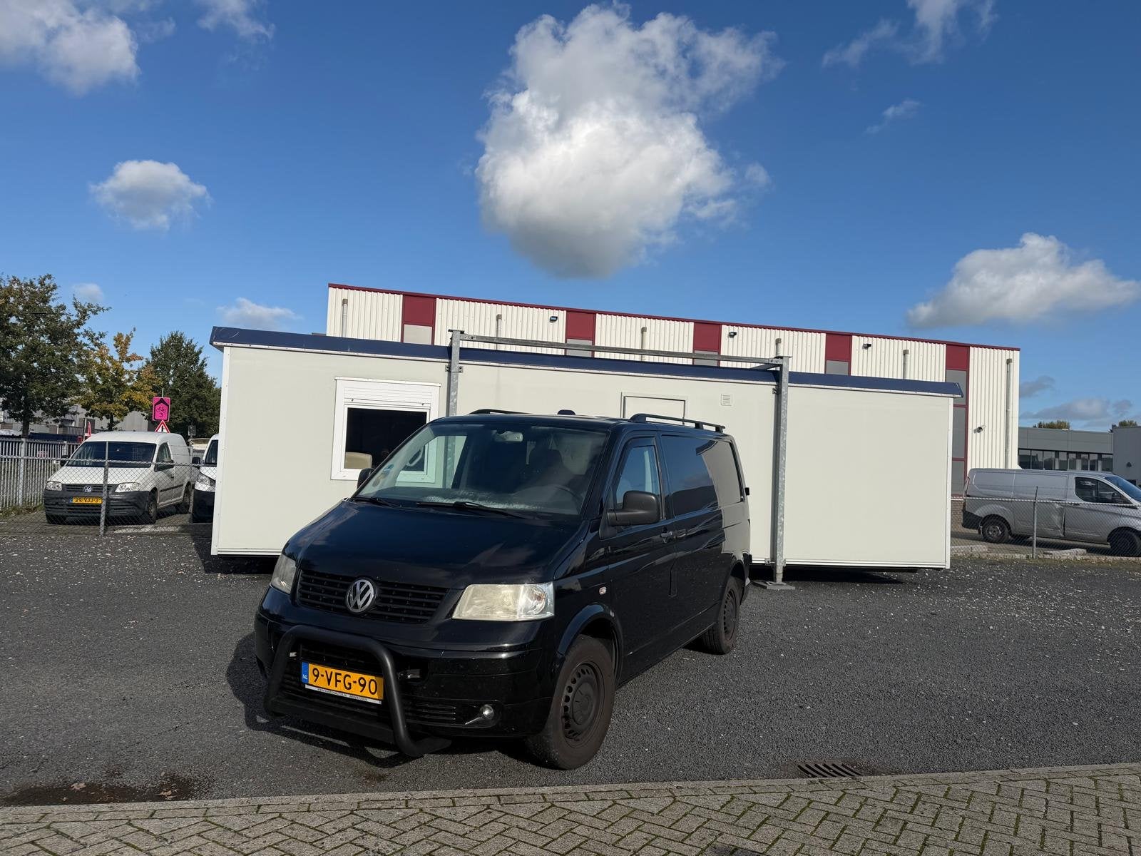 Volkswagen Transporter 2.5 TDI 300 AIRCO CRUISE-CONTROLE, Stof, Gebruikt, Volkswagen, Zwart