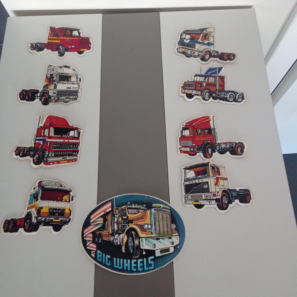 LOT OUDE STICKERS VOLVO,DAF,IVECO,MERCEDES,MAN, RENAULT, Verzamelen, Stickers, Verzenden, Zo goed als nieuw, Auto of Motor