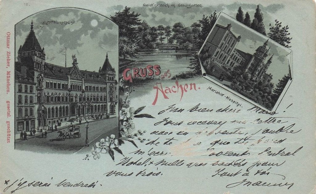 702-154-005 Aachen, Verzenden, Voor 1920, Duitsland