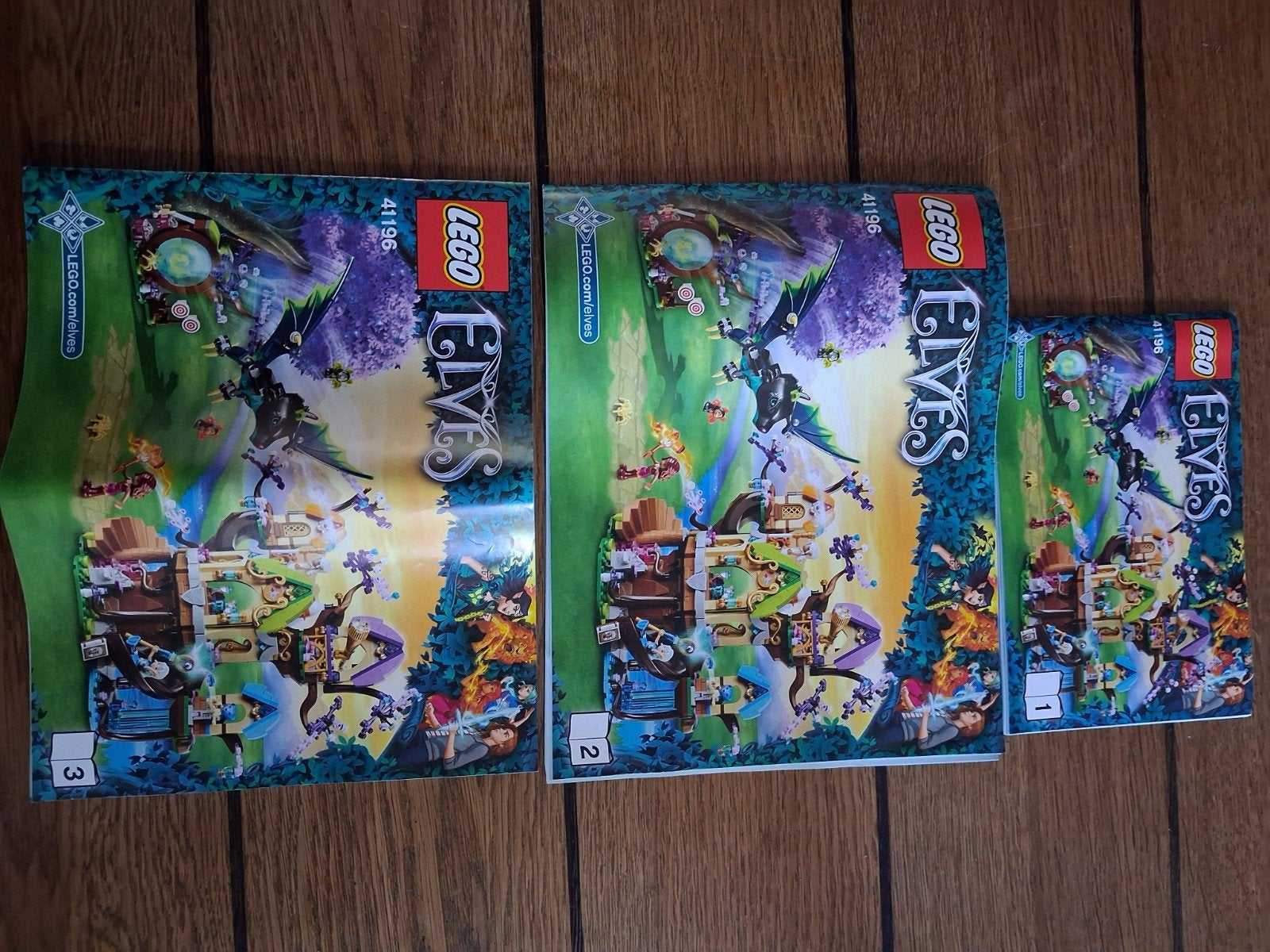 Lego Elves 41196 Drakengevecht handleidingen, Gebruikt, Overige thema's, Lego, Accessoire