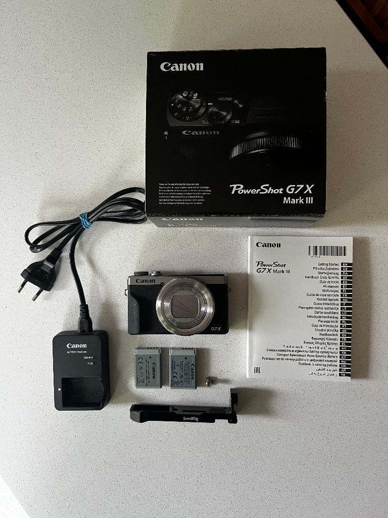 Canon Powershot G7 Mark III Zilver, Ophalen, Canon, Compact, Zo goed als nieuw