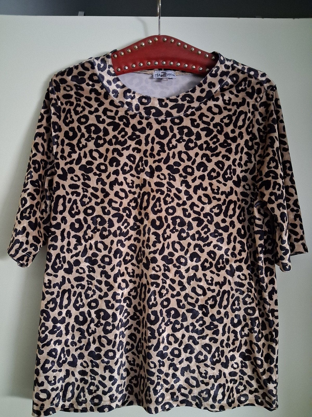 Panterprint shirt tijgerprint, Ophalen, Zo goed als nieuw, Bruin, Shirt of Top