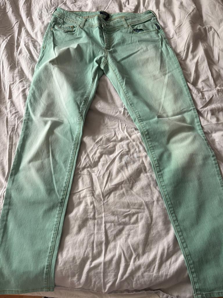 AANBIEDING….Jeans spijkerbroek van ARMANI, maat 33, groen, Ophalen of Verzenden, Zo goed als nieuw, Overige kleuren, W33 - W34 (confectie 48/50)