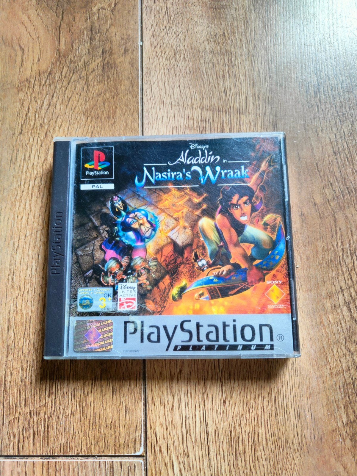 PS1 spel - Disney's Aladdin in Nasira's Wraak, Spelcomputers en Games, Games | Sony PlayStation 1, Avontuur en Actie, 1 speler