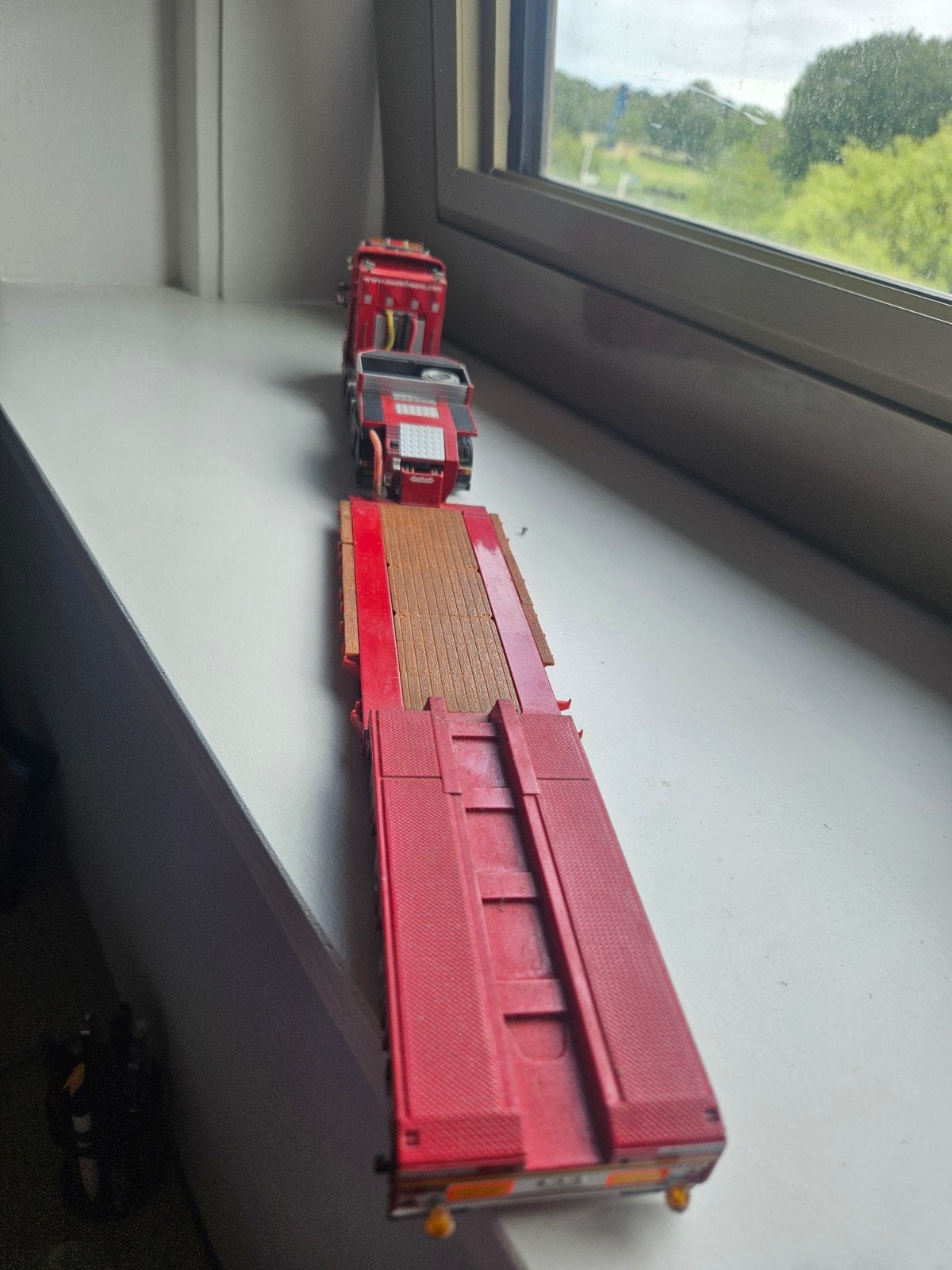 scania combi met dieplader., Ophalen, Gebruikt, Bus of Vrachtwagen, Wsi