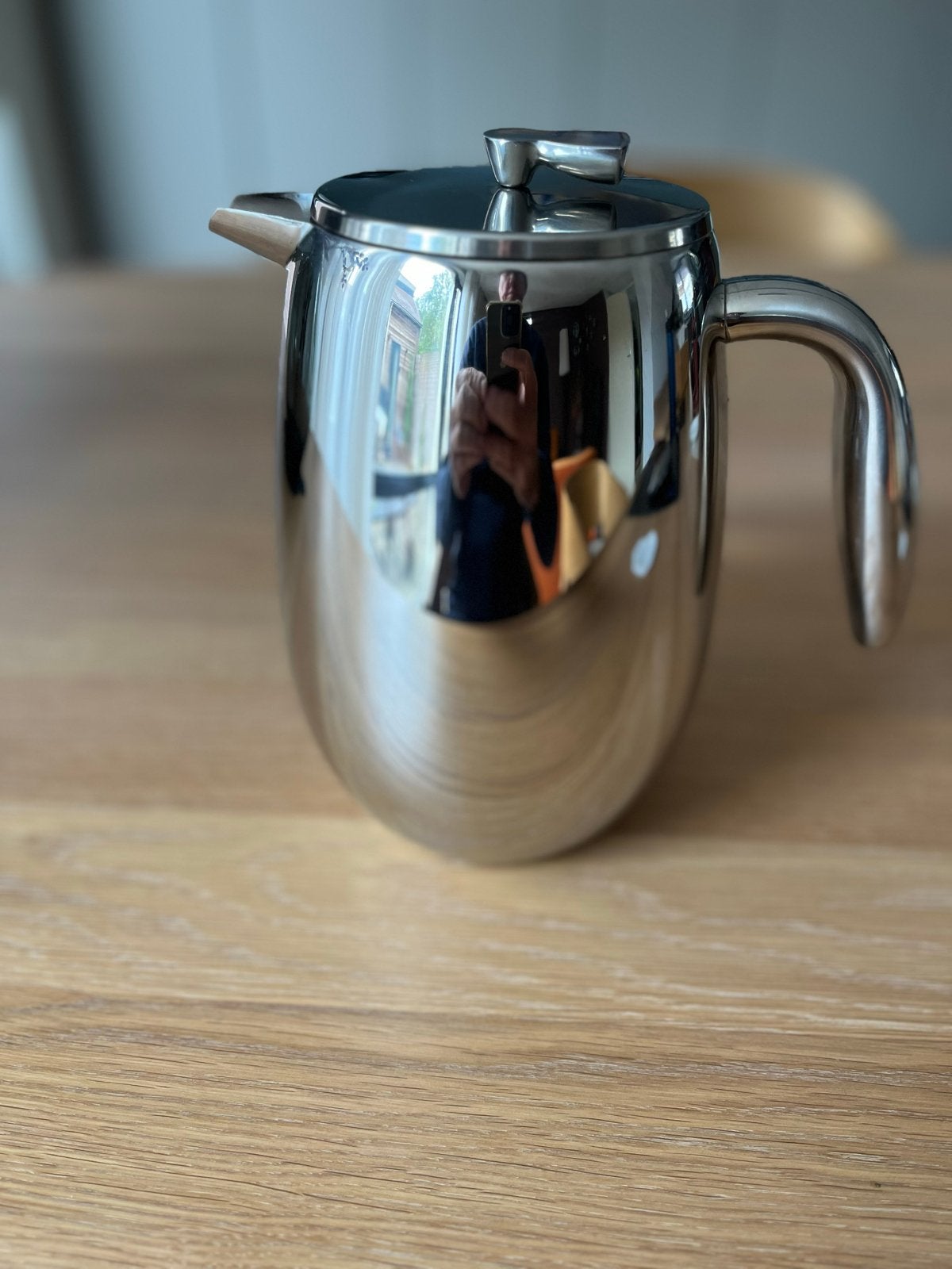 Bodum French Press RVS - 1 liter - Isolerend, Overige modellen, Verzenden, Gemalen koffie, Zo goed als nieuw