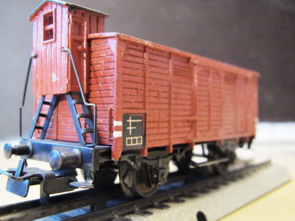 MäRKLIN H0 316 N goederenwagen +HOOG remmerhuis gegoten 800, Hobby en Vrije tijd, Modeltreinen | H0, Wisselstroom, Gebruikt, Wagon