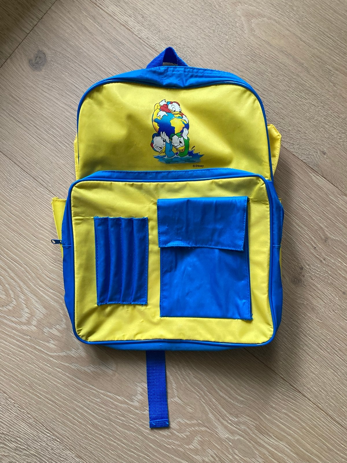 Disney Donald Duck Rugtas - Zo goed als nieuw, 30 tot 40 cm, Ophalen of Verzenden, Zo goed als nieuw, Blauw