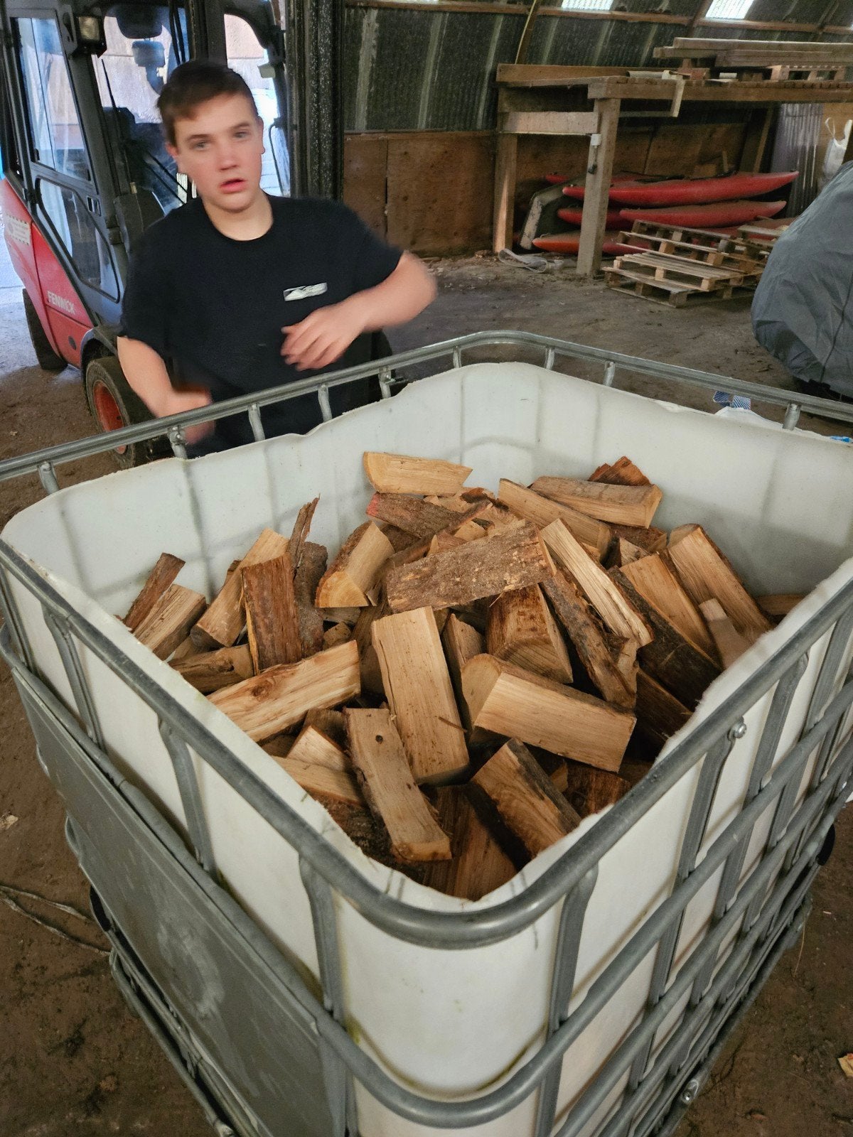 Hoogwaardig Brandhout: Berk, Eik, Beuk & Mix, Minder dan 3 m³, Ophalen of Verzenden, Eikenhout, Blokken