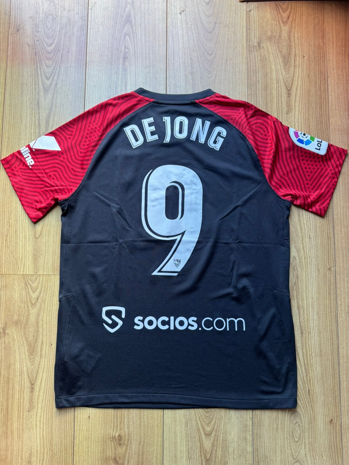 Origineel voetbalshirt Sevilla fc Luuk de Jong #9, Sport en Fitness, Ophalen of Verzenden, Zo goed als nieuw, Shirt