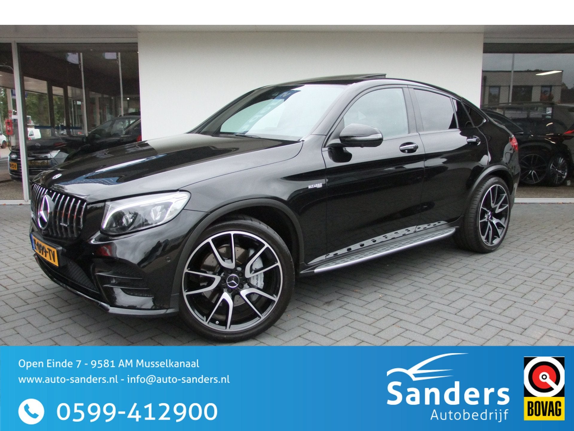 Mercedes-Benz GLC Coupé AMG 43 4MATIC / Luchtvering/ Schuif, Auto's, Automaat, Gebruikt, Euro 6, 368 pk