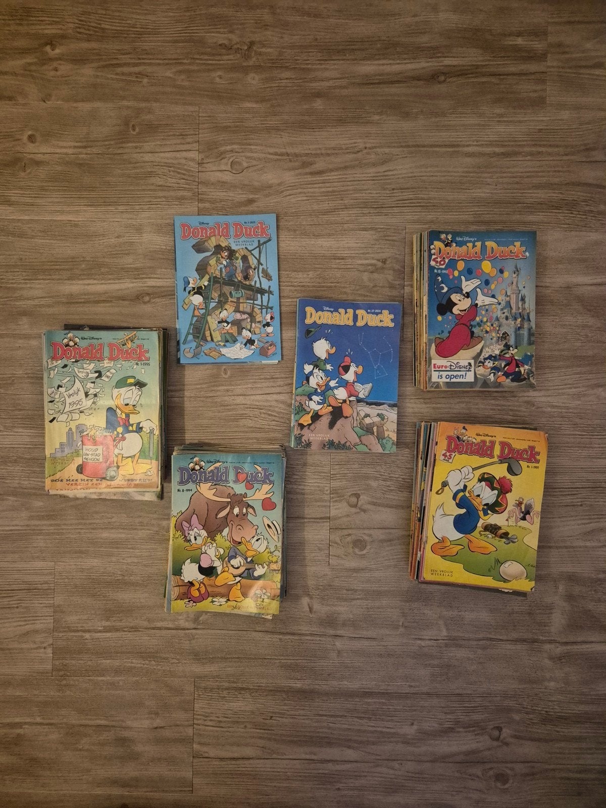 Donald duck stripboeken, Meerdere stripboeken, Ophalen, Gelezen