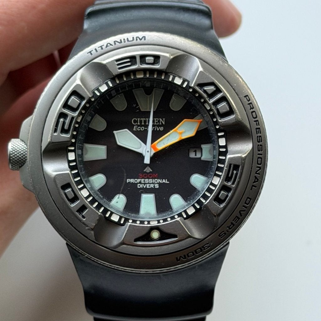 Citizen Promaster Eco-Drive Diver’s 300M Titanium, Overige materialen, Met bandje, Polshorloge, Citizen