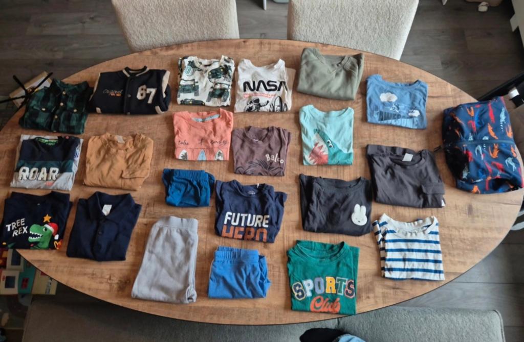 Kledingpakket jongen maat 92/98, Ophalen of Verzenden, Gebruikt, Jongen