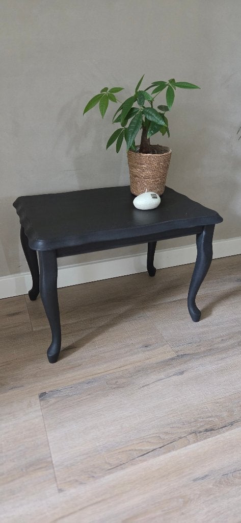 Queen Ann bijzettafel / nesttafel gerestyled, Ophalen, Minder dan 45 cm, Minder dan 55 cm, Gebruikt