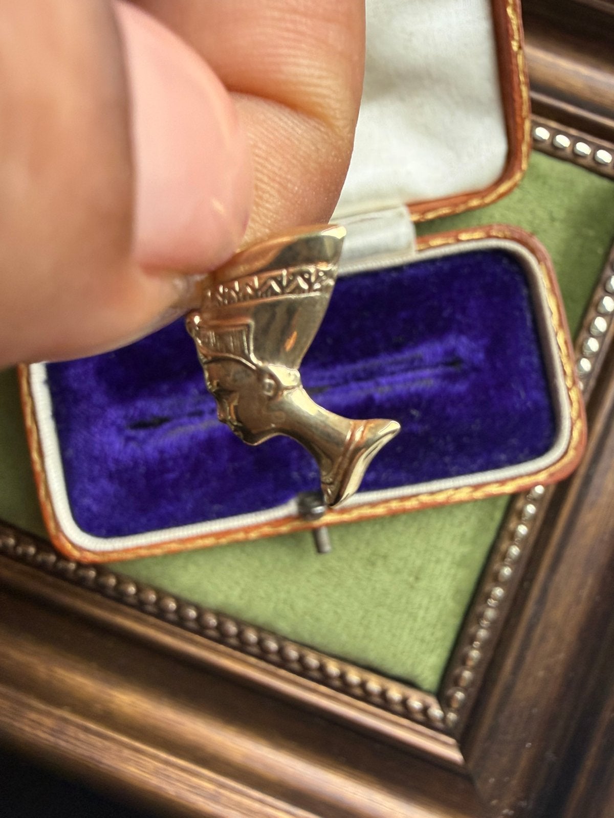Vintage nefertiti hanger, Ophalen of Verzenden, Zo goed als nieuw, Nvt, Nvt