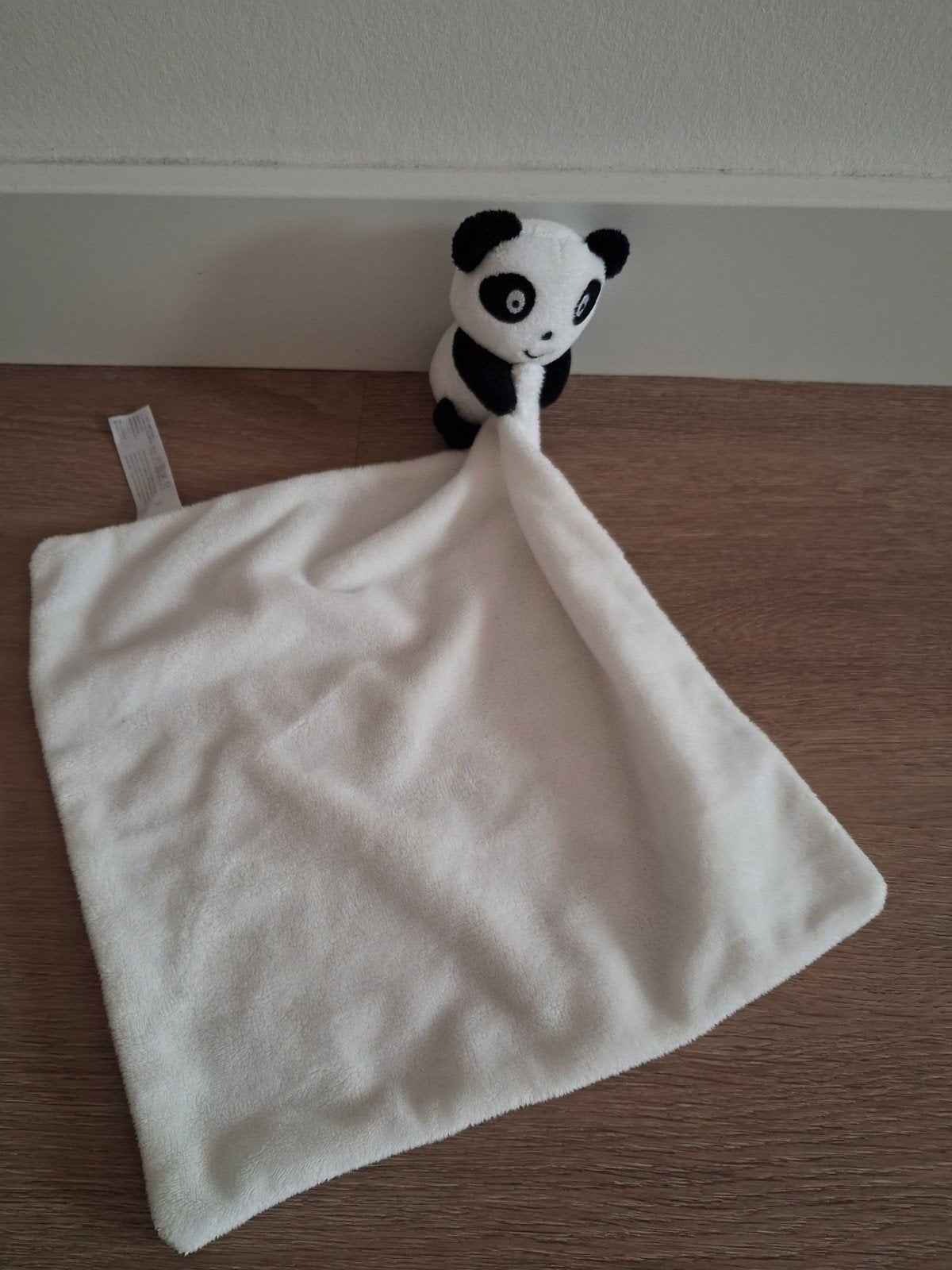 Knuffeldoekje panda Zeeman zwart wit doekje L395, Kinderen en Baby's, Speelgoed | Knuffels en Pluche, Ophalen of Verzenden, Zo goed als nieuw