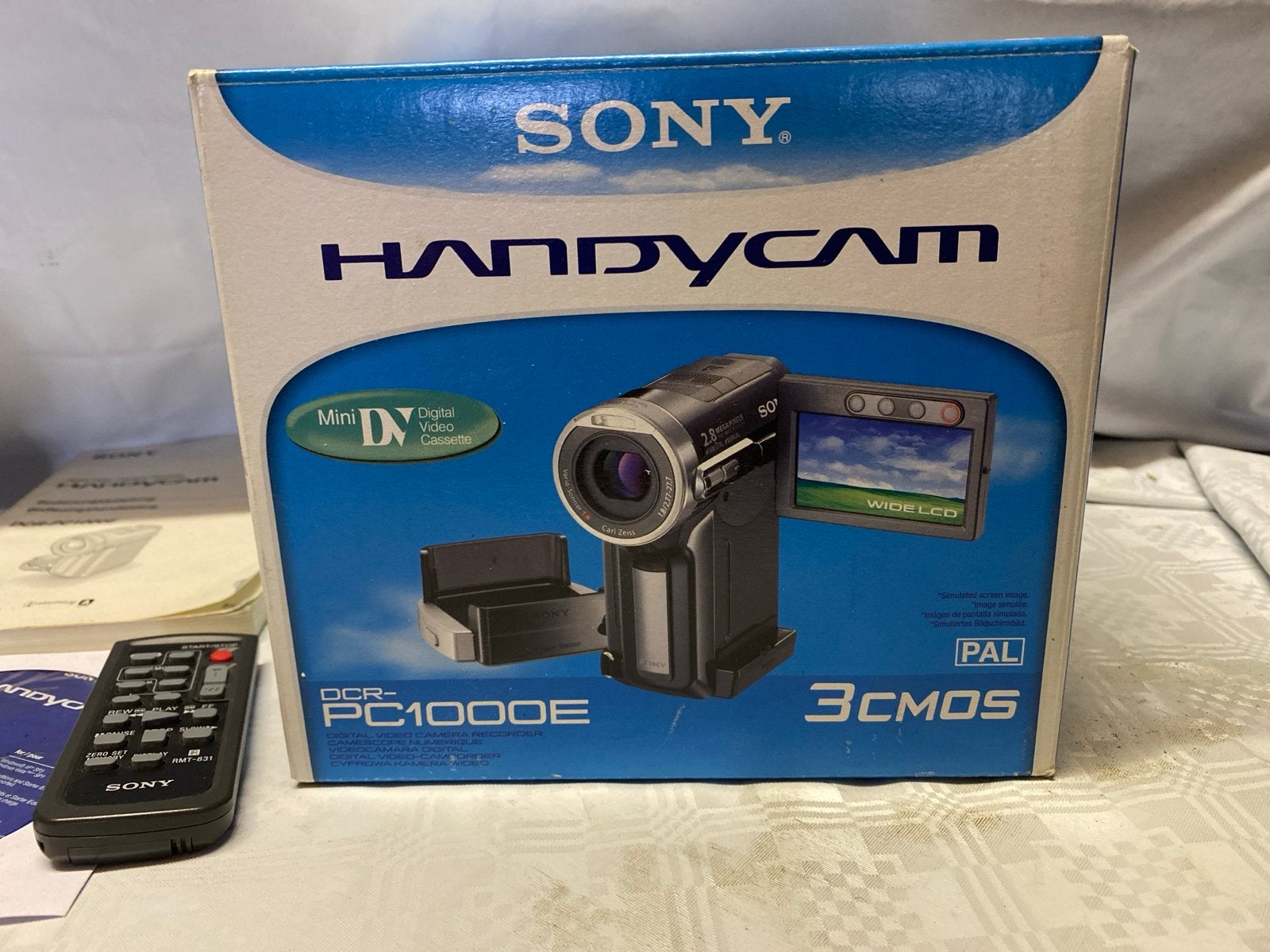 Sony Handycam DCR-PC1000E Mini DV Video Camera, Mini dv, Gebruikt, Sony, Camera