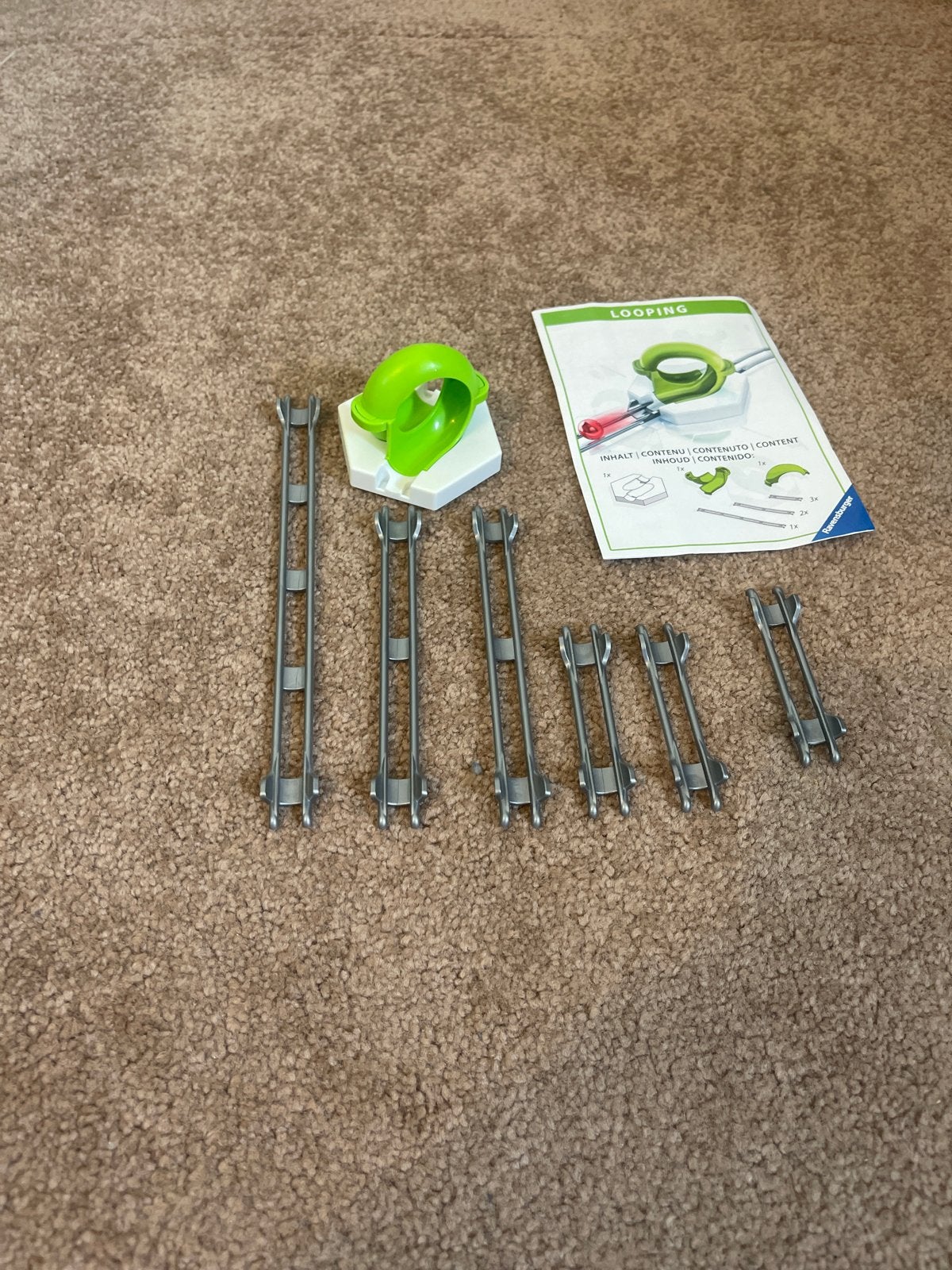 GraviTrax Looping uitbreiding - Ravensburger, Ophalen of Verzenden, Zo goed als nieuw, Bouwen