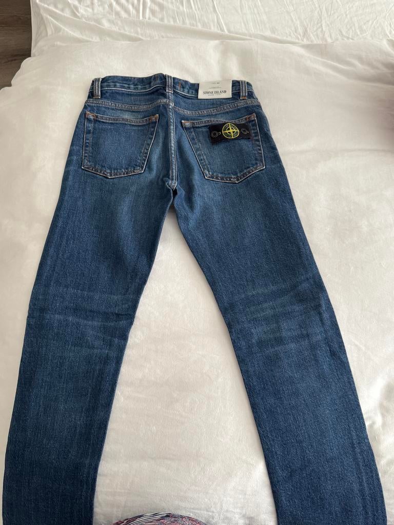 Stone Island spijkerbroek maat 10/140 - Zo goed als nieuw, Ophalen of Verzenden, Zo goed als nieuw, Jongen, Broek