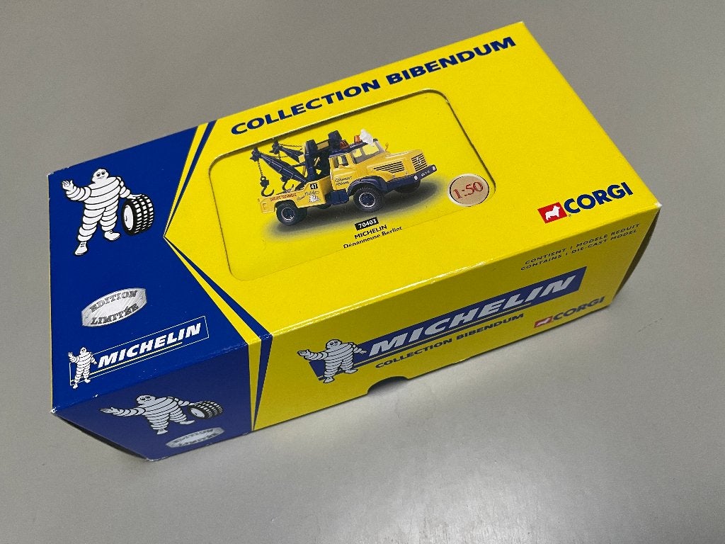 Gorgi Berliet takelwagen uit Michelin Bibendum Collectie., Ophalen of Verzenden, Nieuw, Bus of Vrachtwagen, Corgi