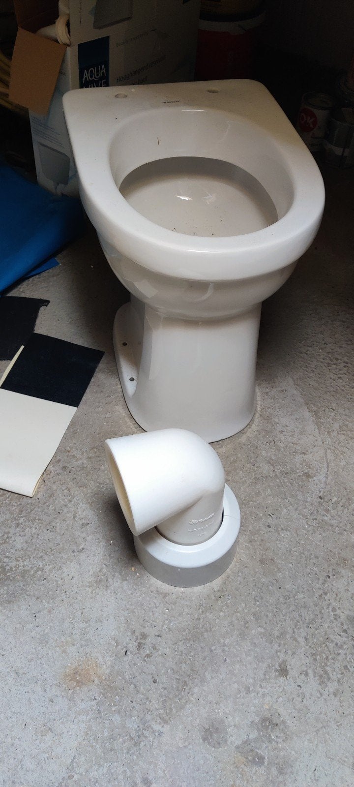 Gebruikt toilet met afvoerbocht, Ophalen, Zo goed als nieuw, Toilet