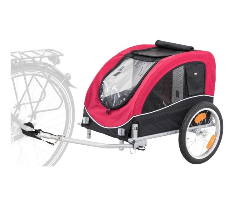 Hondenkar Trixie large voor achter fiets, Ophalen of Verzenden, Gebruikt, Hondenkar, Opvouwbaar