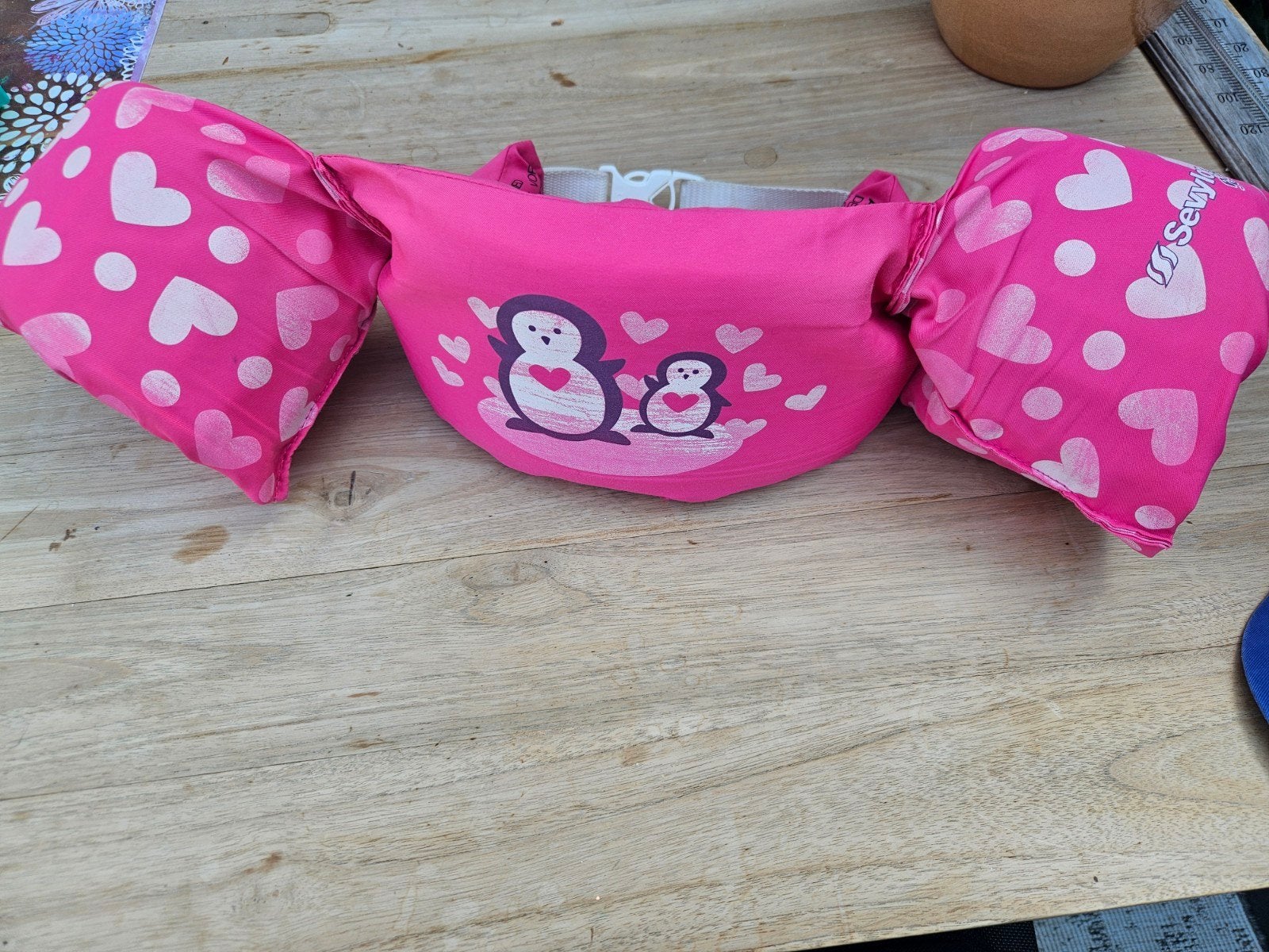 Puddle jumper - roze, Kinderen en Baby's, Ophalen, Gebruikt, Meisje, One size