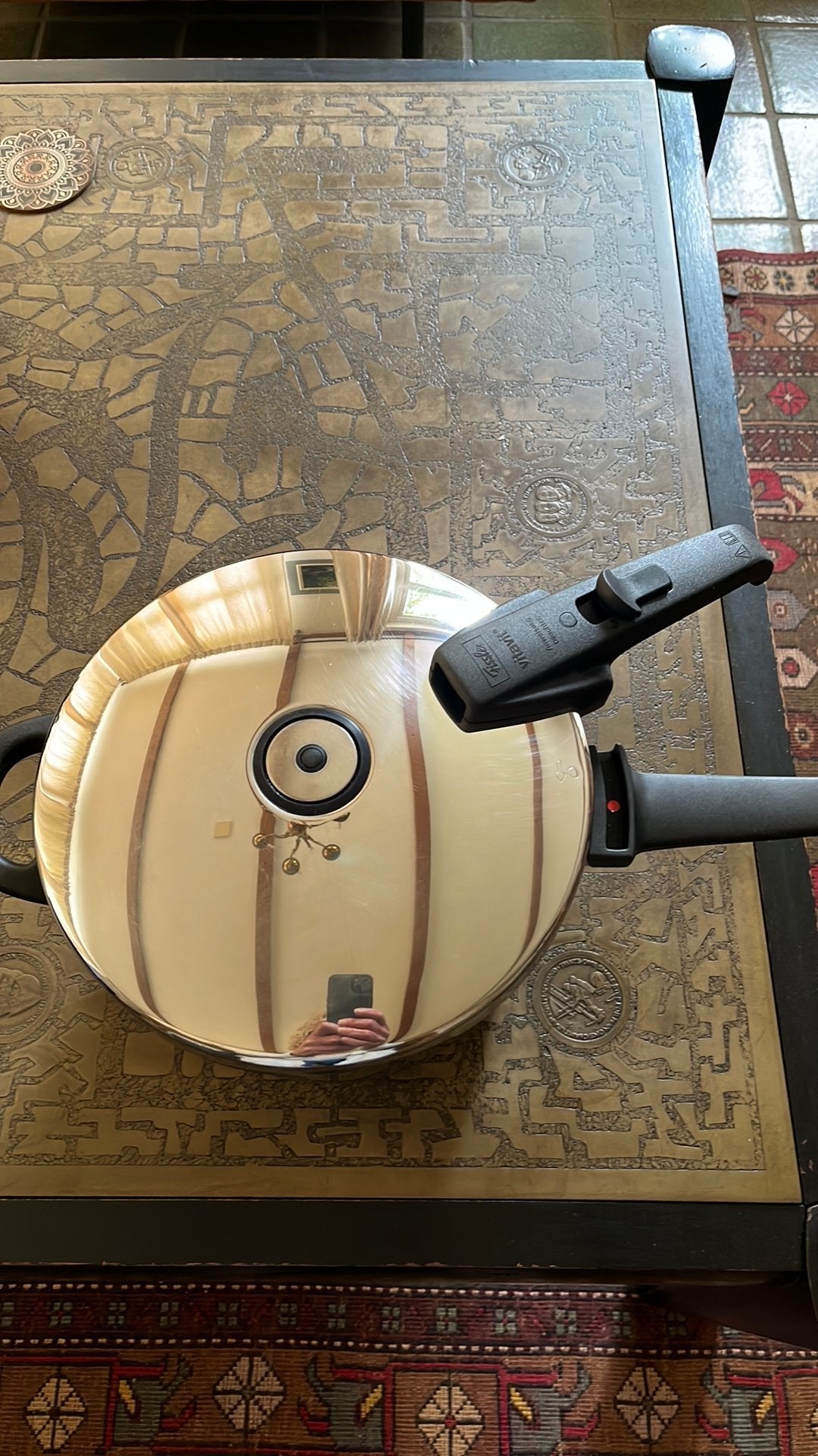Fissler snelkook pan, Ophalen of Verzenden, Gebruikt, Rvs, Kookpan of Snelkookpan