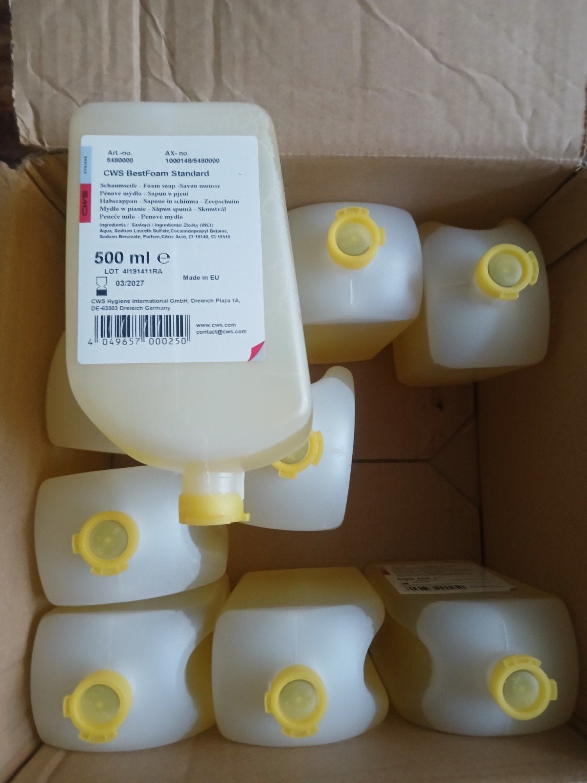 CWS BestFoam Standard Schuimzeep 500ml - Nieuw, Ophalen of Verzenden, Nieuw, Overige typen