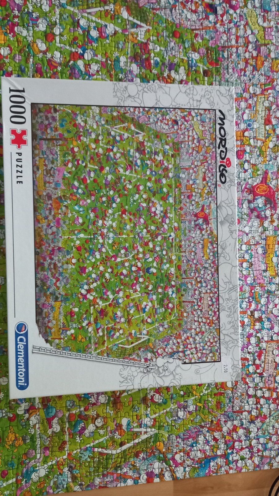 Mordillo 1000 stukjes puzzel Clementoni, Ophalen of Verzenden, 500 t/m 1500 stukjes, Zo goed als nieuw, Legpuzzel