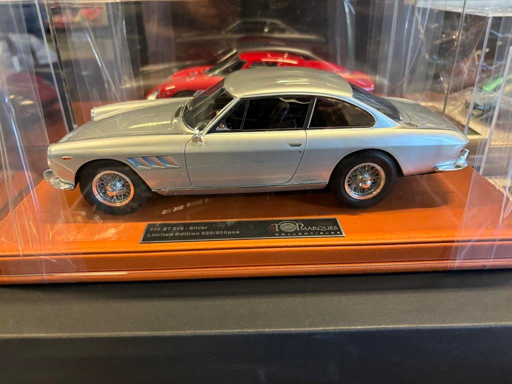 Ferrari 330 GT silver Top Marques 1:18 ! C4F, Overige merken, ., Nieuw, Ophalen of Verzenden