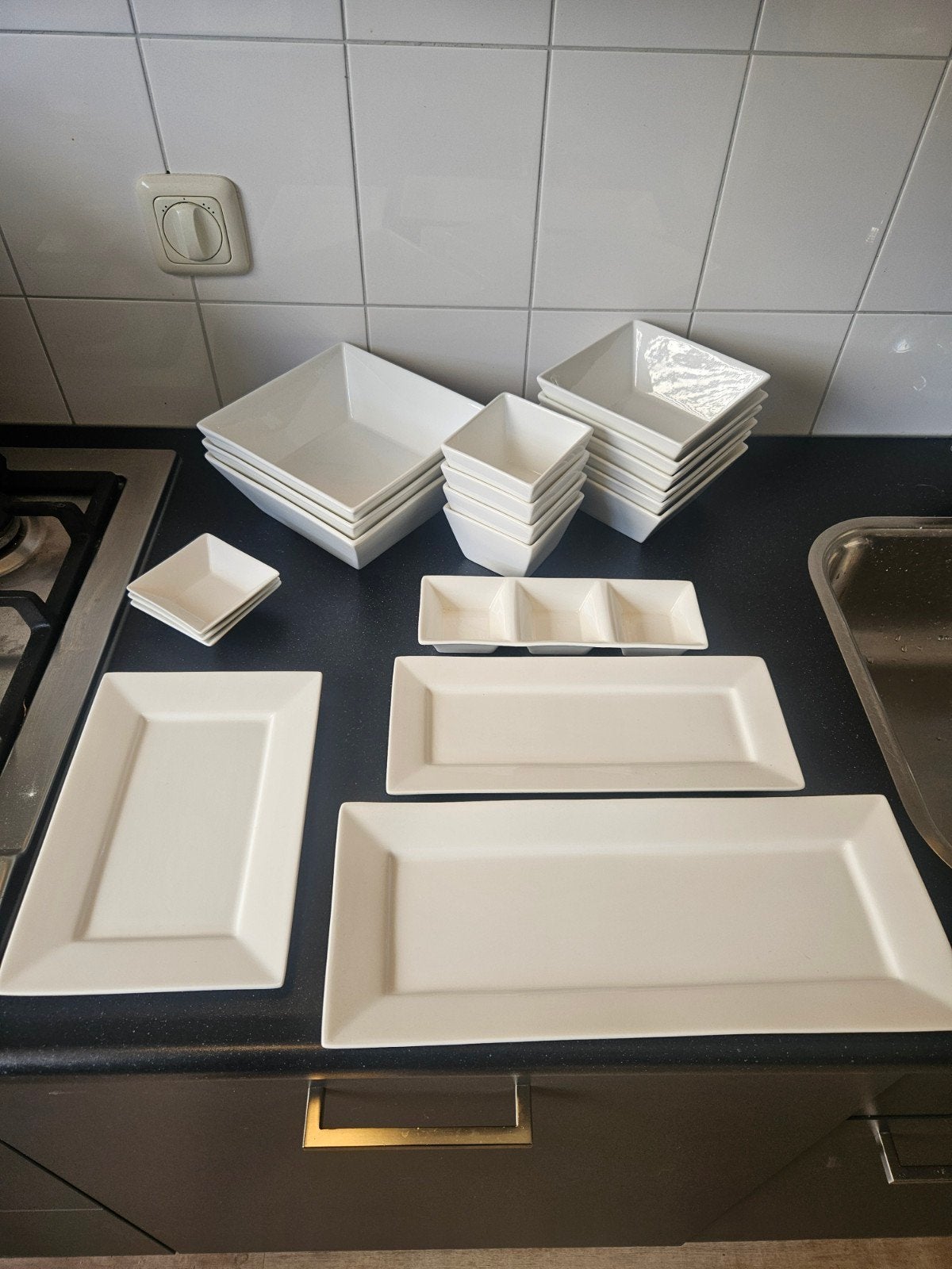 51-delig servies set Xenos, Ophalen, Gebruikt, Overige stijlen, Compleet servies