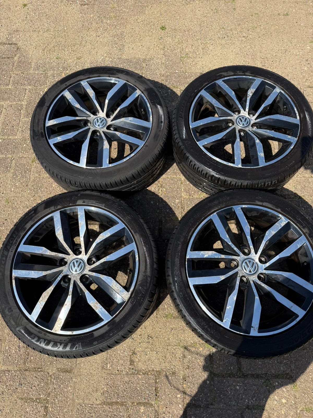 17 inch velgen steek 5x112 vw golf caddy, 18 inch, Velg(en), Ophalen of Verzenden, Zomerbanden