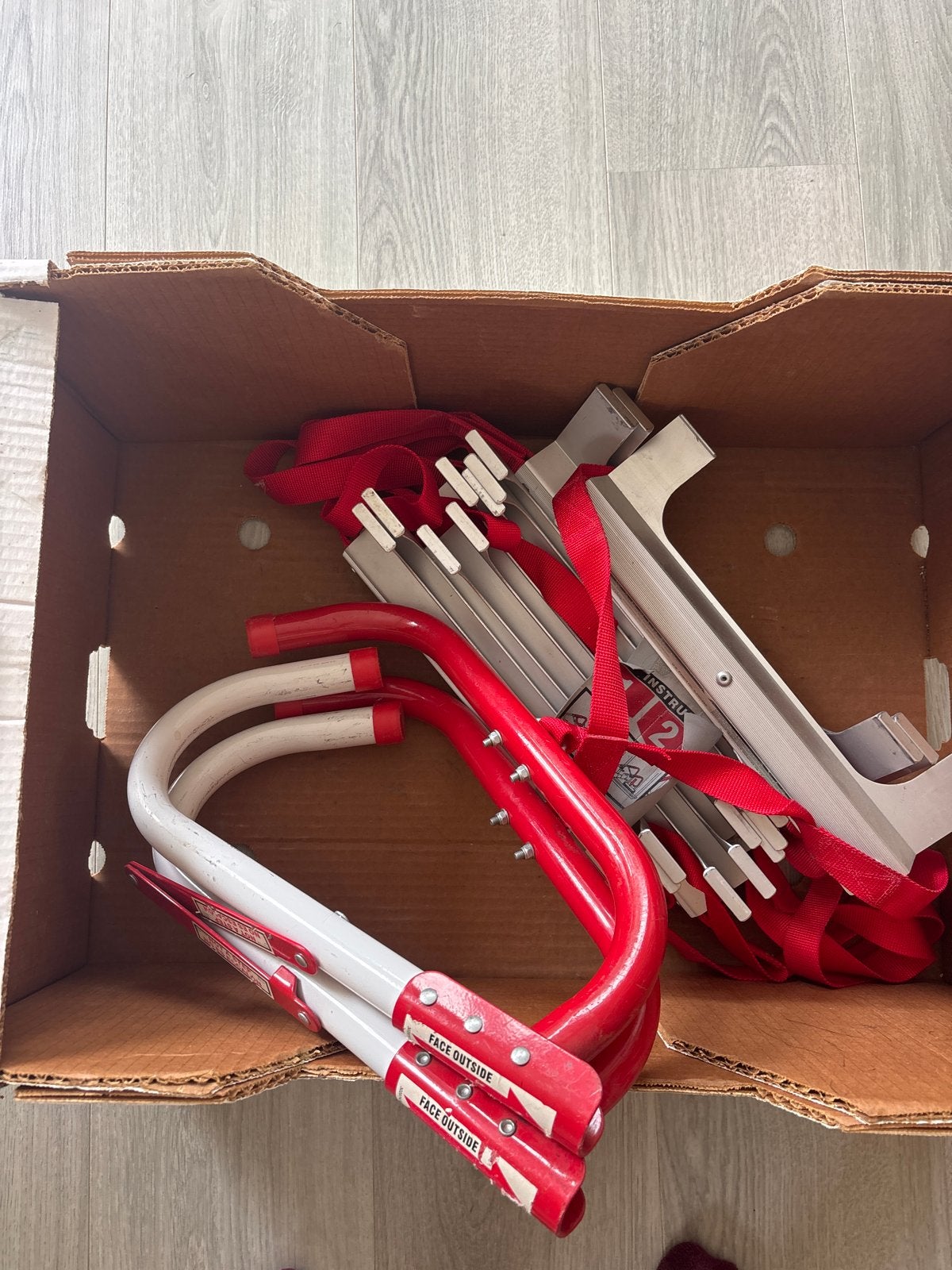 Kidde KL-2S Noodladder - Opvouwbaar en Compact, Ophalen, Gebruikt, Ladder, Opvouwbaar of Inschuifbaar