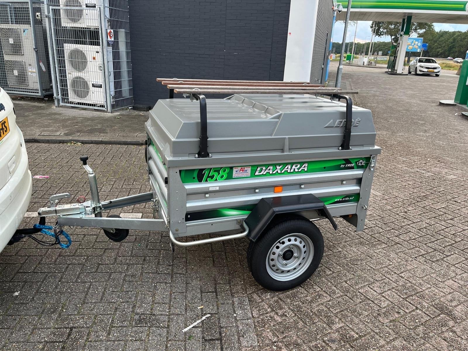 Daxara 158 aanhangwagen (Erka / Erde, Ophalen, Gebruikt