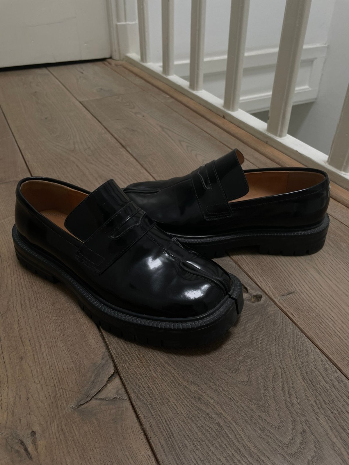 Maison Margiela Tabi Country Loafers, Loafers, Zwart, Ophalen of Verzenden, Zo goed als nieuw