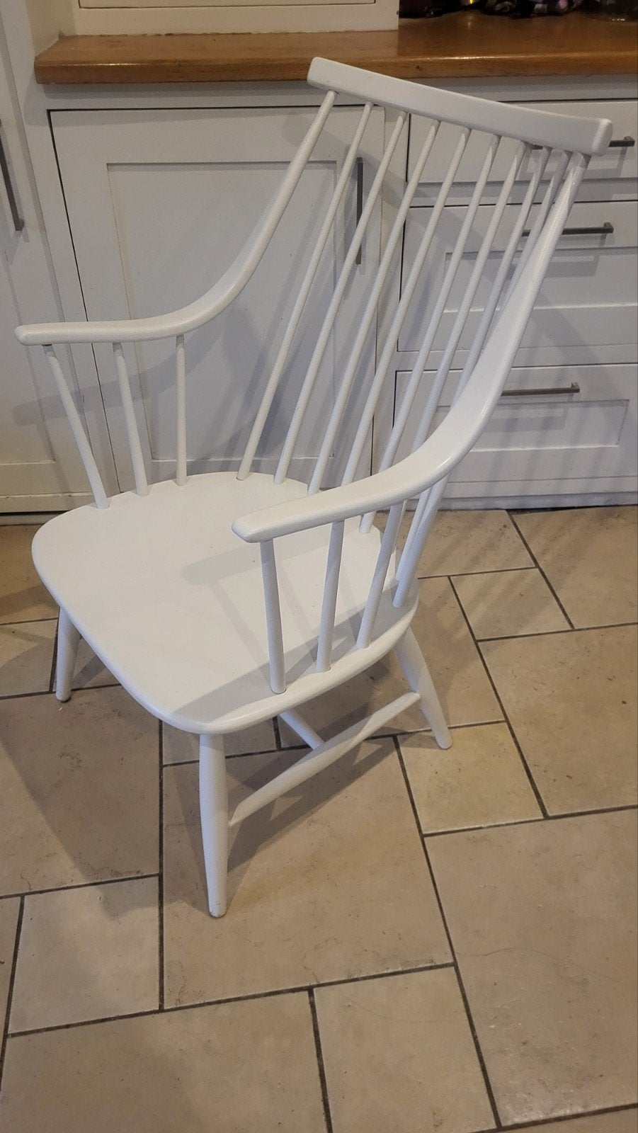 Vintage pastoe topiovaara spijlenstoel goede staat, Ophalen, Eén