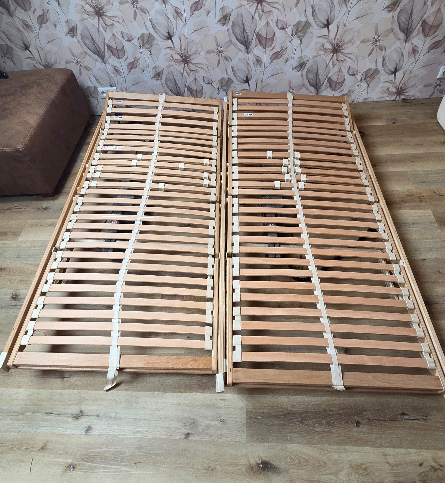 Verstelbare lattenbodem, Ophalen, Gebruikt, 90 cm, Eenpersoons