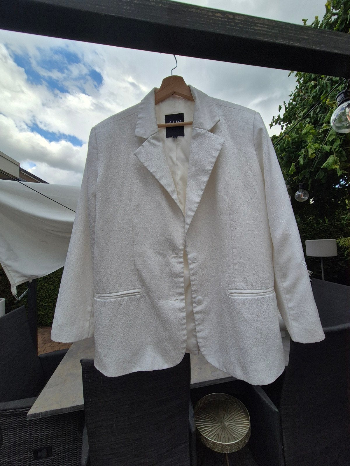 Supermooie Alix The Label blazer wit, Wit, Ophalen of Verzenden, Zo goed als nieuw, Jasje