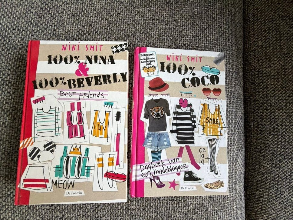 100% Nina & Beverly en 100% Coco boeken van Niki Smit, Ophalen of Verzenden, Gelezen, Fictie